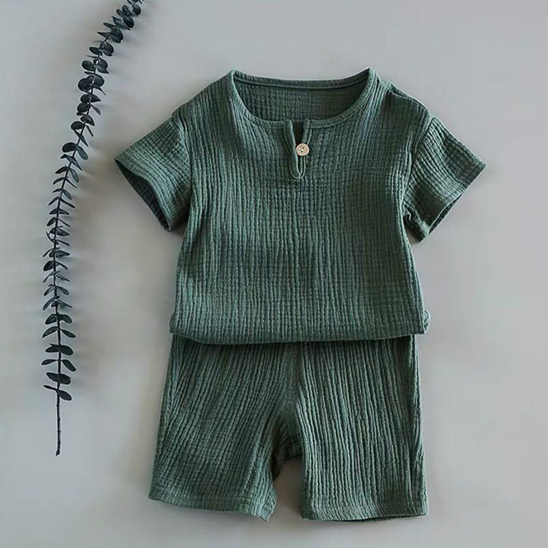 Simple Style Summer Lightweight  clothes set