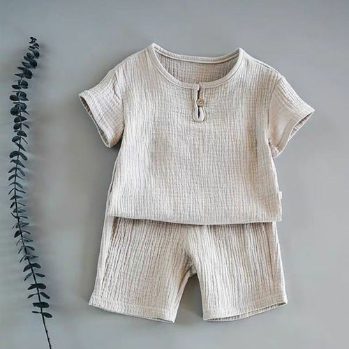 Simple Style Summer Lightweight  clothes set