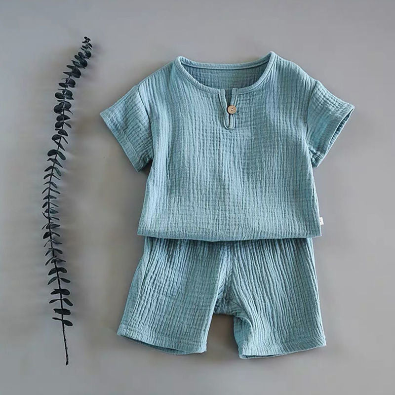 Simple Style Summer Lightweight  clothes set