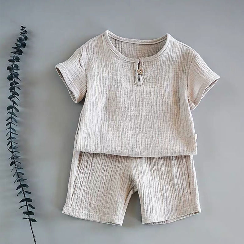 Simple Style Summer Lightweight  clothes set