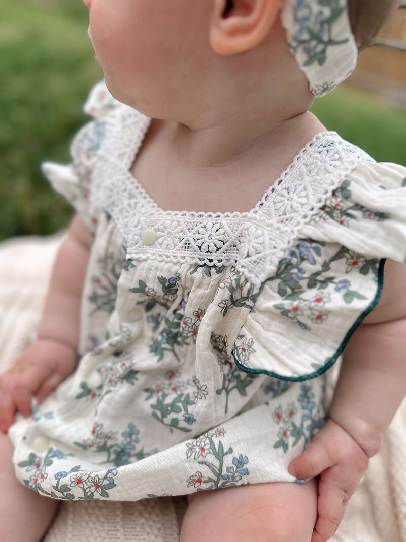 Fashionable Quality Rompers Toddler Floral Jumpsuit