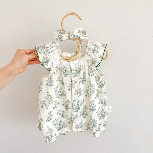 Fashionable Quality Rompers Toddler Floral Jumpsuit