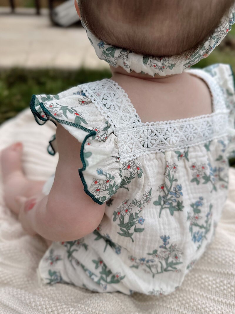 Fashionable Quality Rompers Toddler Floral Jumpsuit