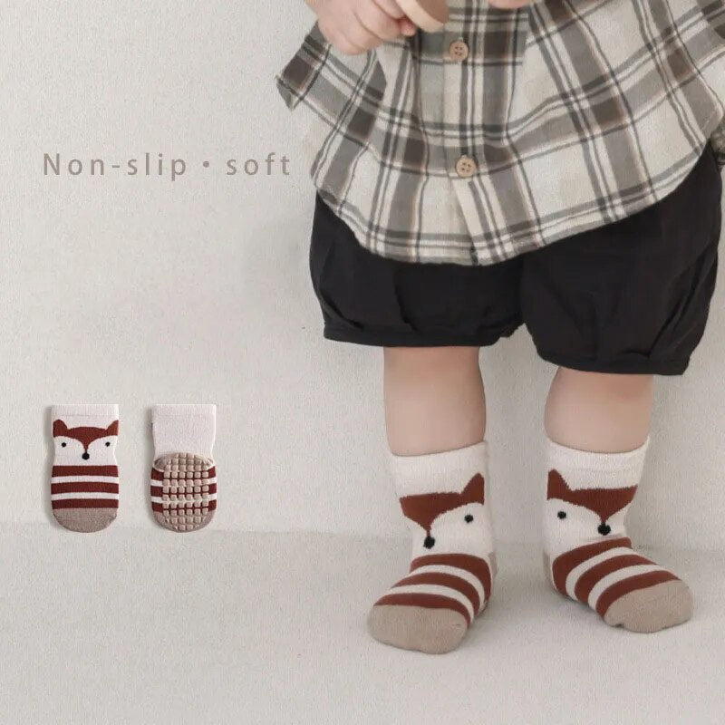 Anti-Slip Socks with Cartoon Prints