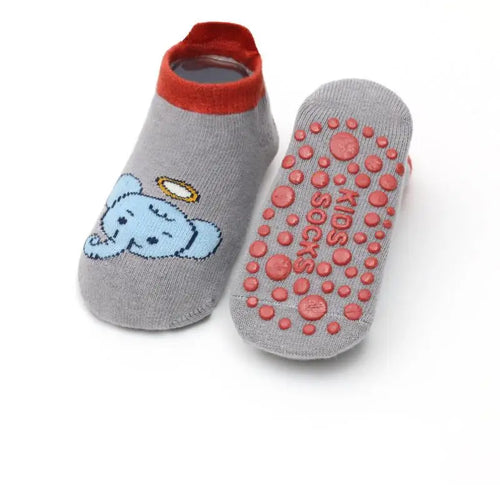 Toddlers Non-Skid Cotton Socks