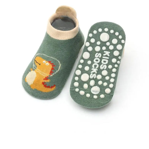 Toddlers Non-Skid Cotton Socks