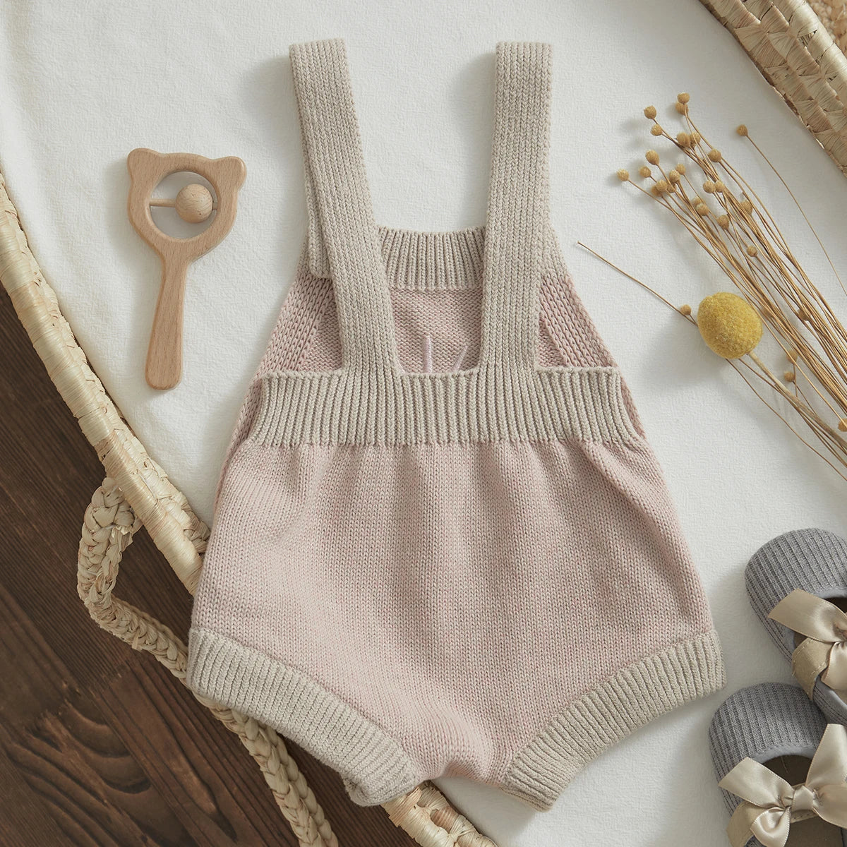 Sunbeams Adorable Sun Embroidery Romper