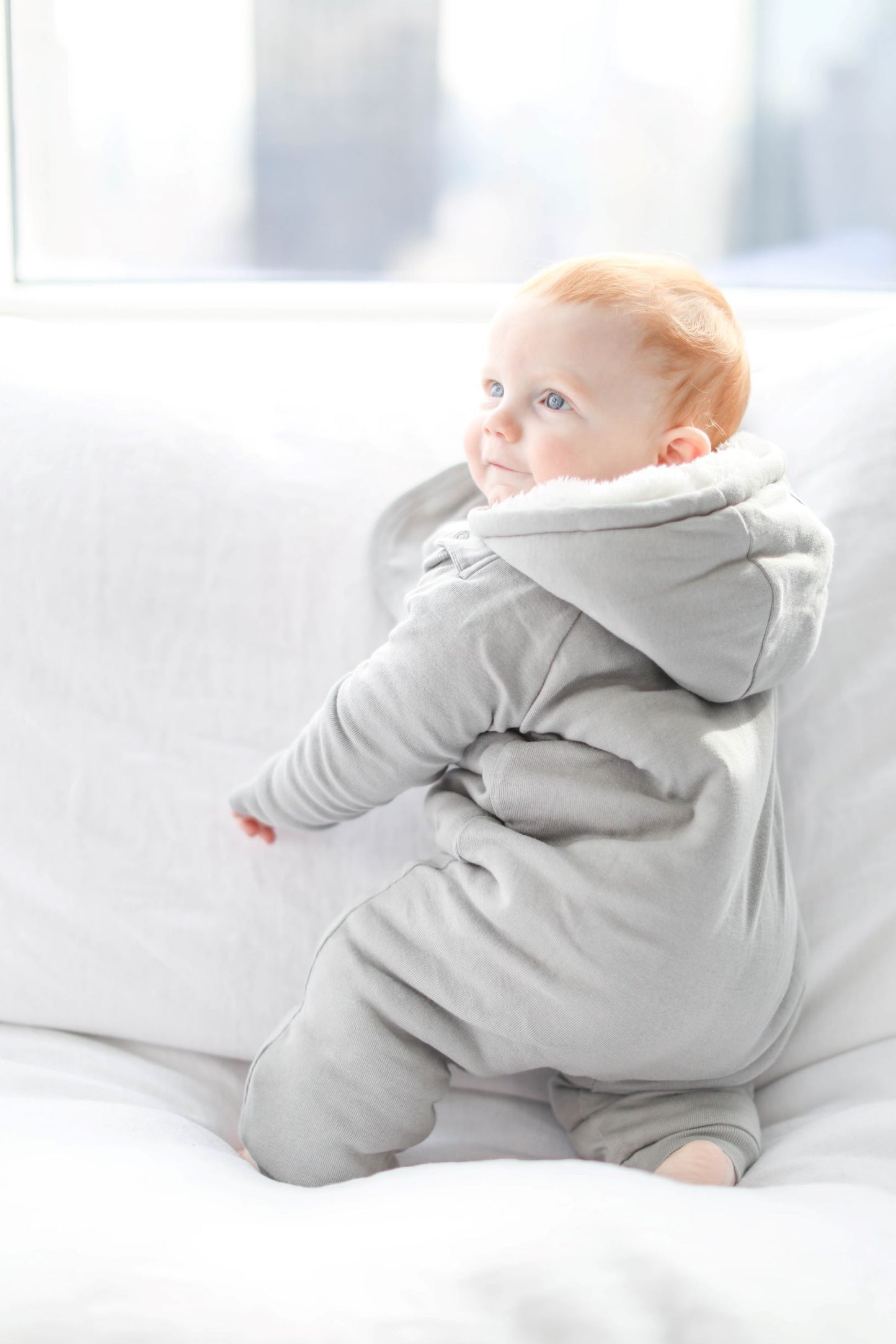 Tokyo Organic Cuddly Jumpsuit & Bib - Grey