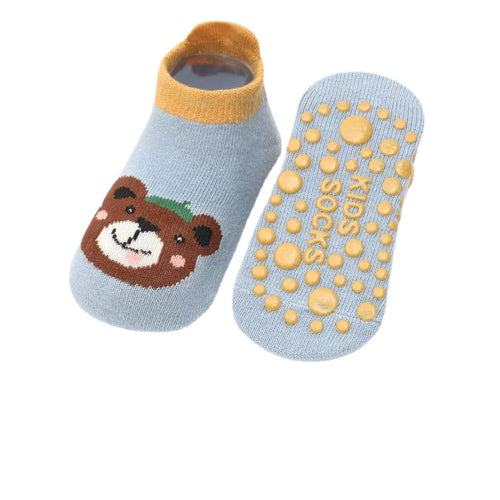 Toddlers Non-Skid Cotton Socks