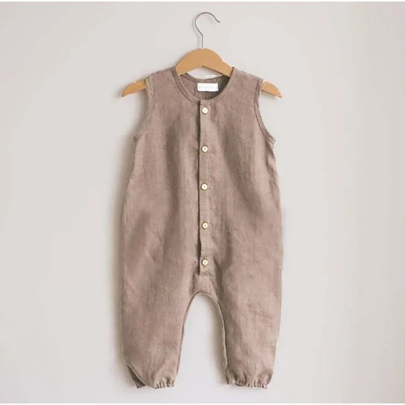 Easy Comfort Summer Infant Cotton Jumpsuit